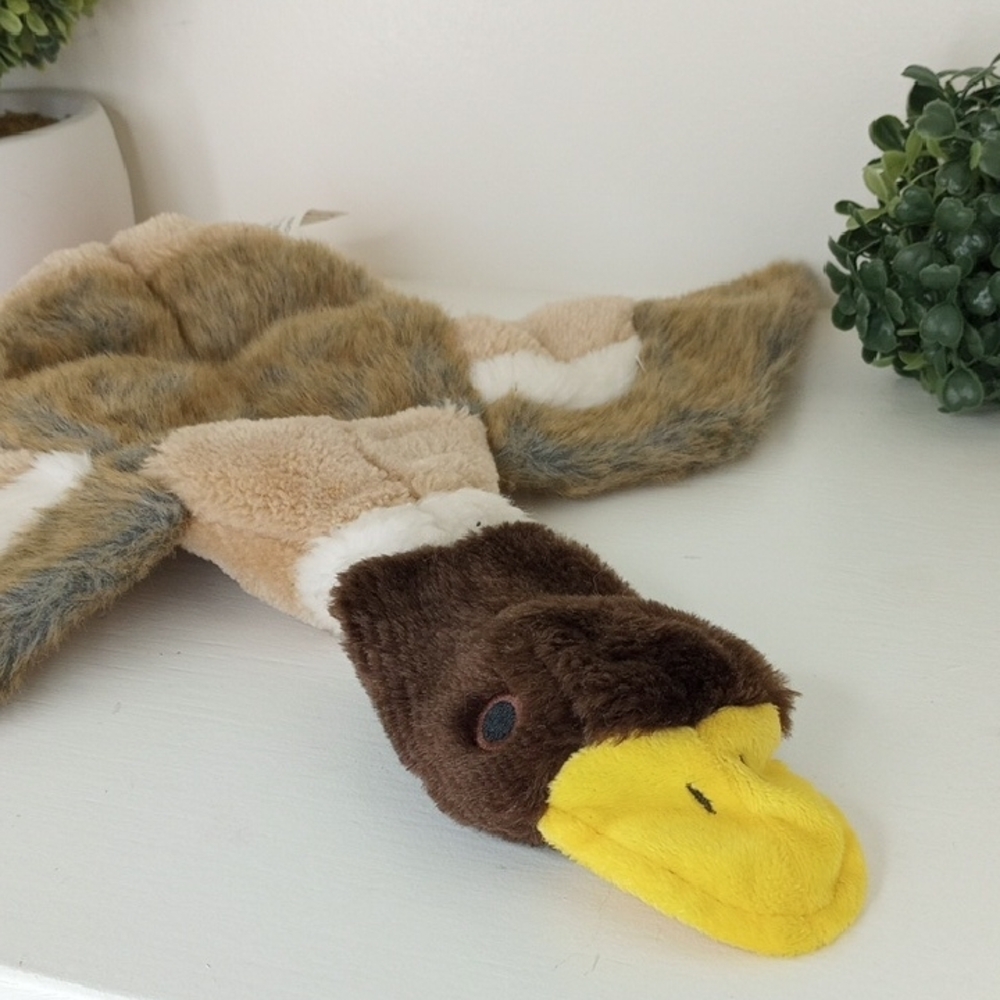 Dog Plush Duck Toy with Yellow Beak